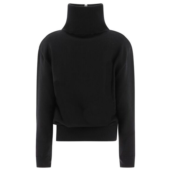 Elegant Long Sleeve Trucker Half-Zip Sweater - Picture 2 of 4